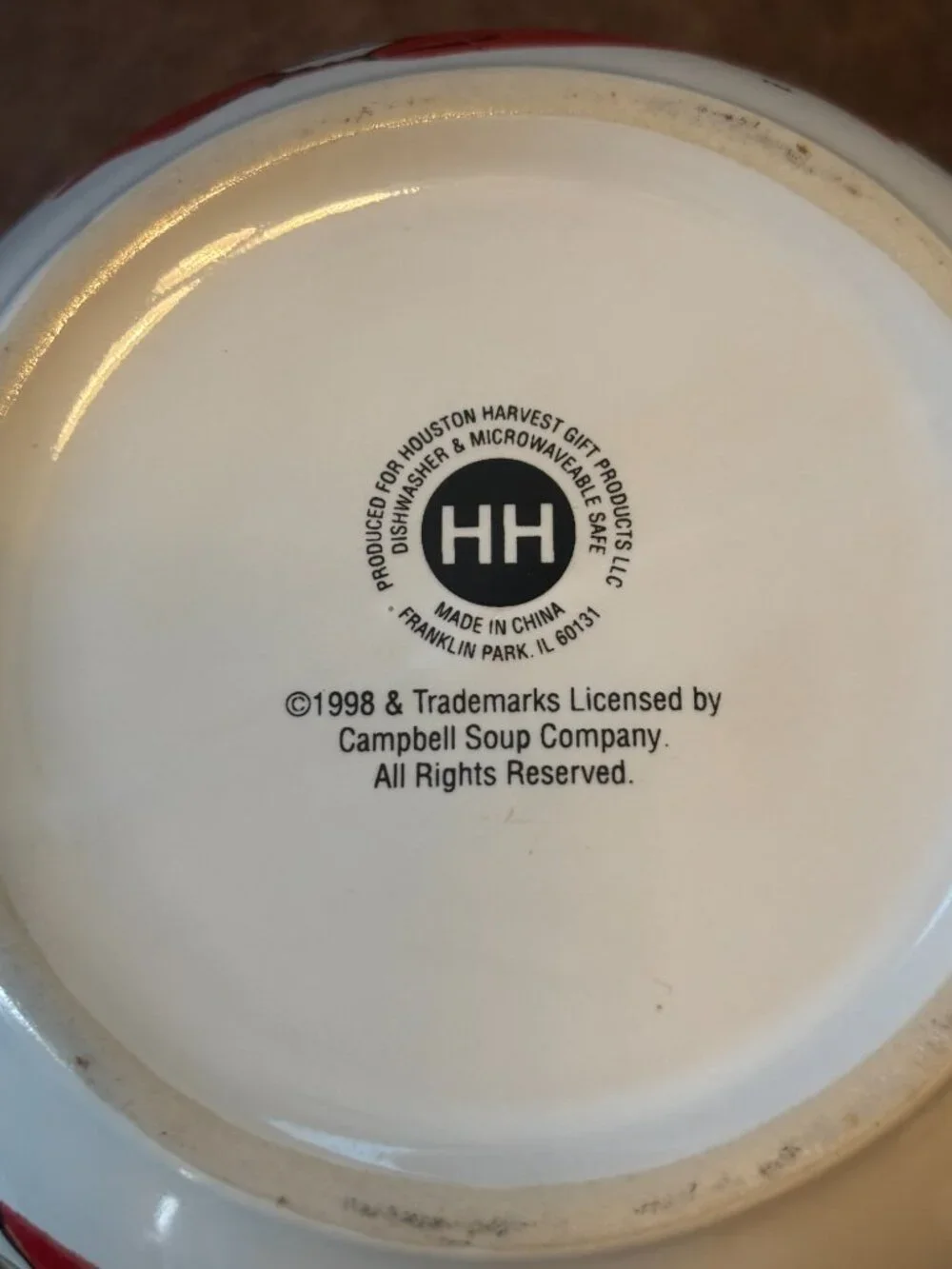 Vintage Design Campbell's Soup Bowl
